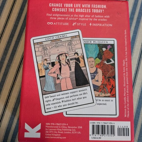 NIB Fashion Oracles: Life and Style Inspiration from the Fashion Greats Card Set - Picture 2 of 5